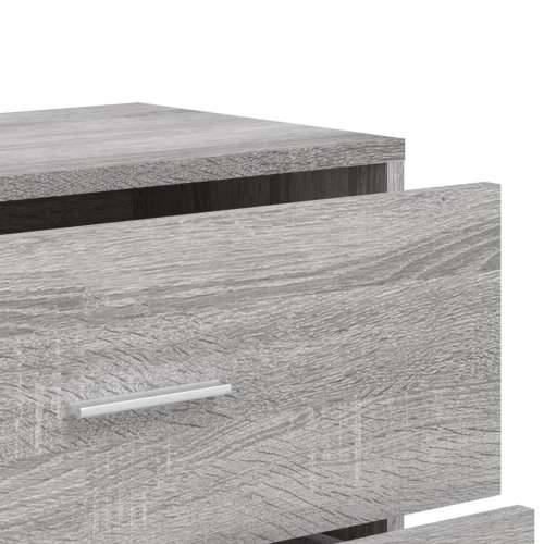 Komoda 3 kom boja hrasta sonome 60x31x84 cm konstruiranog drva - Sivi hrast sonoma 1 Cijena