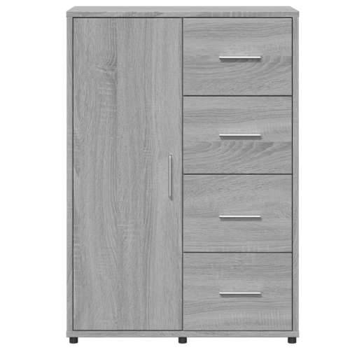 Komoda 2 kom boja hrasta sonome 60x31x84 cm konstruiranog drva - Sivi hrast sonoma 1 Cijena