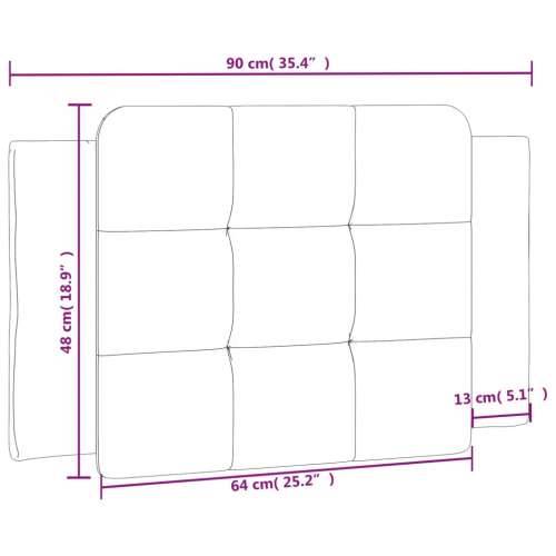 Jastuk za uzglavlje boja cappuccina 90 cm od umjetne kože Boja cappuccina 90 cm 1 Cijena