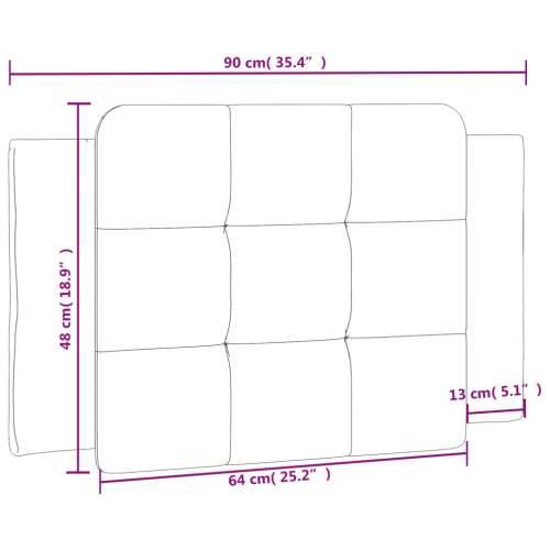 Jastuk za uzglavlje crno-bijeli 90 cm od umjetne kože Crno-bijelo 90 cm 1 Cijena
