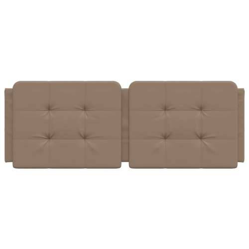 Jastuk za uzglavlje boja cappuccina 120 cm od umjetne kože - Boja cappuccina 120 cm 1 Cijena