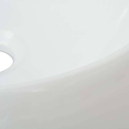 Lavabo - Umivaonik s miješalicom keramički okrugli bijeli - 400 x 160 mm Cijena