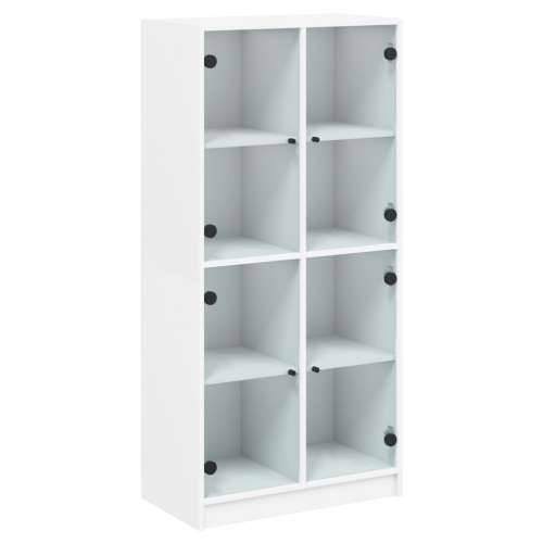 Visoka komoda s vratima bijela 68x37x142 cm konstruirano drvo Bijela 1 68 cm Cijena