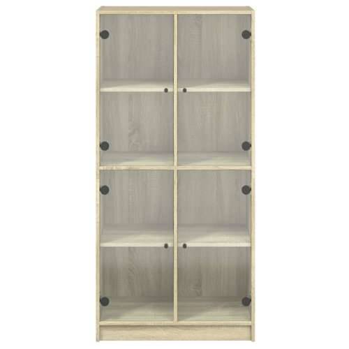 Visoka komoda s vratima 68x37x142 cm konstruirano drvo - sonoma hrast 1 68 cm Cijena