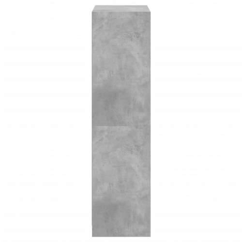 Visoka komoda s vratima 68x37x142 cm konstruirano drvo Beton siva 1 68 cm Cijena