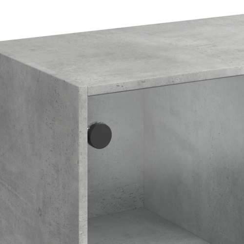 Visoka komoda s vratima 68x37x142 cm konstruirano drvo Beton siva 1 68 cm Cijena