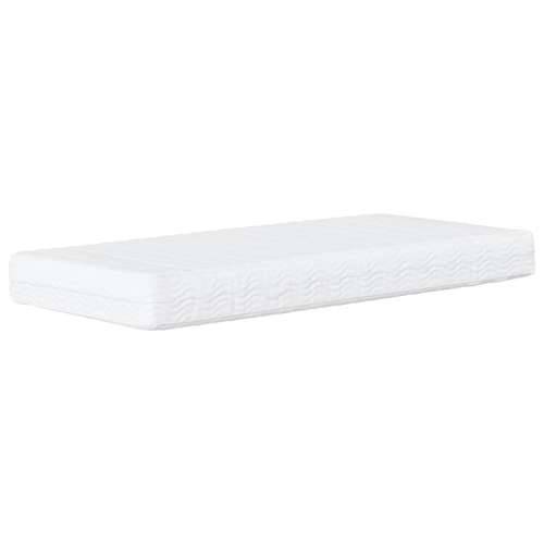 Krevet s madracem bijelo-crni 90 x 200 cm od umjetne kože - Bijela i crna 90 x 200 cm Cijena