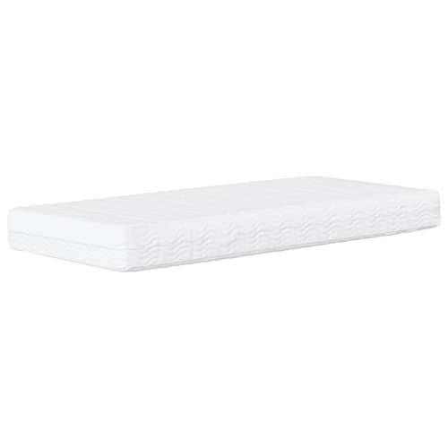 Krevet s madracem crno-bijeli 90 x 200 cm od umjetne kože - Crno-bijelo 90 x 200 cm Cijena