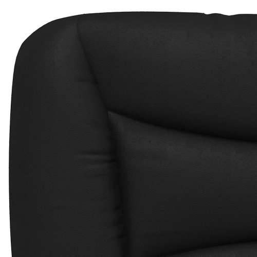 Krevet s madracem crni 100 x 200 cm od umjetne kože - Crna 100 x 200 cm Cijena