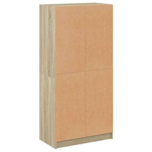 Visoka komoda s vratima 68x37x142 cm konstruirano drvo sonoma hrast 1 68 cm Cijena