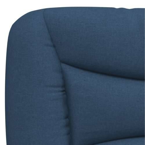 Krevet s madracem plavi 120 x 200 cm od tkanine - Plava 120 x 200 cm Cijena
