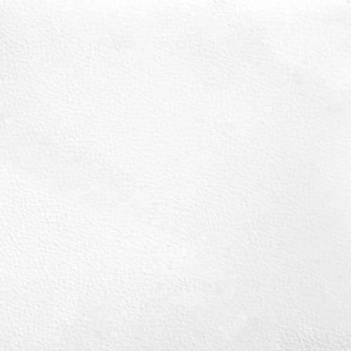 Krevet s madracem bijeli 80 x 200 cm od umjetne kože - Bijela 80 x 200 cm Cijena