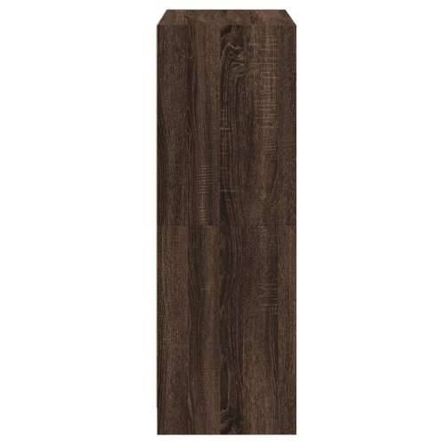 Visoka komoda s vratima 68x37x109 cm konstruirano drvo - Smeđi hrast 1 68 cm Cijena