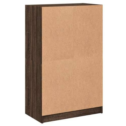 Visoka komoda s vratima 68x37x109 cm konstruirano drvo - Smeđi hrast 1 68 cm Cijena