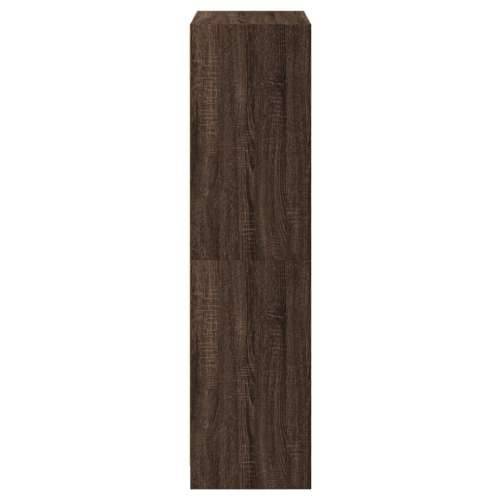 Visoka komoda s vratima 68x37x142 cm konstruirano drvo - Smeđi hrast 1 68 cm Cijena