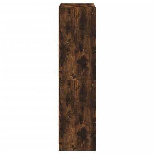 Visoka komoda s vratima 68x37x142 cm konstruirano drvo Dimljeni hrast 1 68 cm Cijena