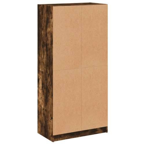 Visoka komoda s vratima 68x37x142 cm konstruirano drvo Dimljeni hrast 1 68 cm Cijena