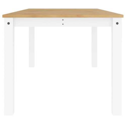 Blagovaonski stol Panama bijeli 180x90x75 cm masivna borovina - 1 Bijela 180 cm Cijena