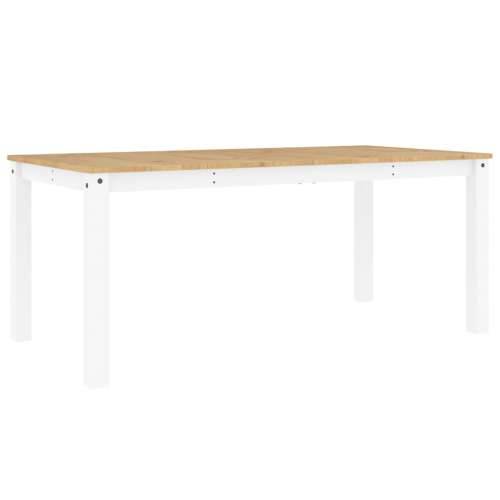Blagovaonski stol Panama bijeli 180x90x75 cm masivna borovina - 1 Bijela 180 cm Cijena