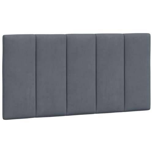 Krevet s madracem tamnosivi 100x200 cm baršunasti - Tamno siva 100 x 200 cm Cijena