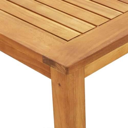 Vrtna garnitura - 3-dijelni vrtni blagovaonski set od masivnog bagremovog drva - 85 x 85 x 74 cm 2 Cijena