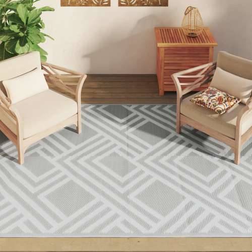 Vanjski tepih ARAKIL sivi 160x230 cm PP - Prugasto siva 160 x 230 cm 1 Cijena