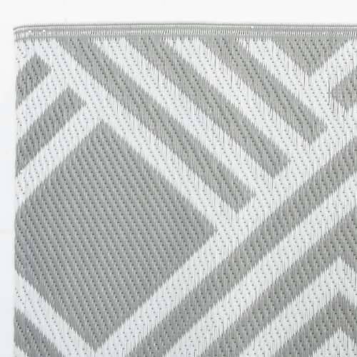 Vanjski tepih ARAKIL sivi 160x230 cm PP - Prugasto siva 160 x 230 cm 1 Cijena