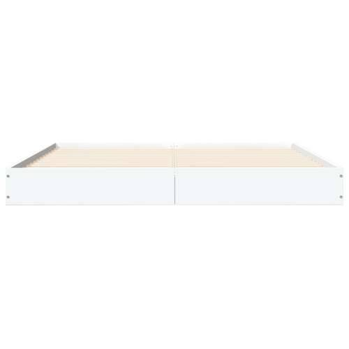 Okvir za krevet bijeli 150x200 cm konstruirano drvo Bijela 150 x 200 cm 17 cm Cijena