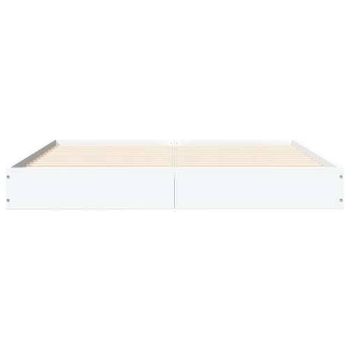Okvir za krevet bijeli 120 x 200 cm konstruirano drvo Bijela 120 x 200 cm 17 cm Cijena