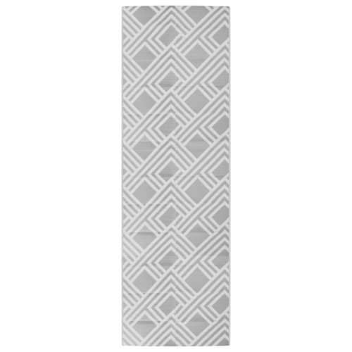 Vanjski tepih ARAKIL sivi 80x250 cm PP - Prugasto siva 80 x 250 cm 1 Cijena