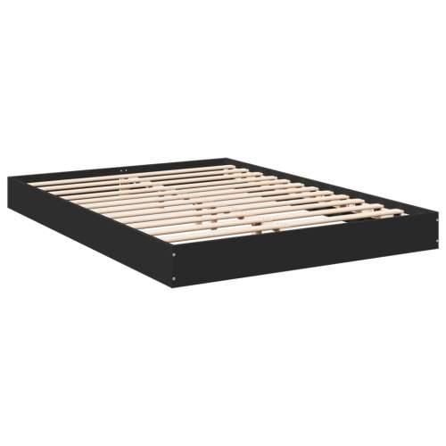 Okvir za krevet crni 120x190 cm konstruirano drvo - Crna 120 x 190 cm 17 cm Cijena