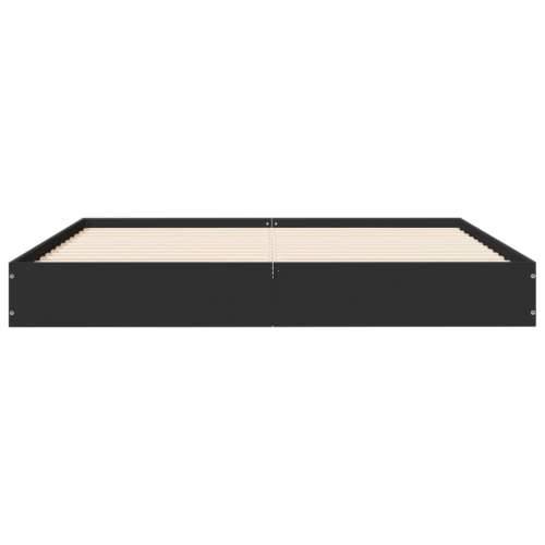 Okvir za krevet crni 120x190 cm konstruirano drvo - Crna 120 x 190 cm 17 cm Cijena