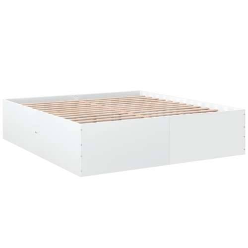Okvir za krevet bijeli 180 x 200 cm konstruirano drvo - Bijela 180 x 200 cm 45 cm Cijena