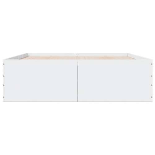 Okvir za krevet bijeli 150x200 cm konstruirano drvo - Bijela 150 x 200 cm 45 cm Cijena