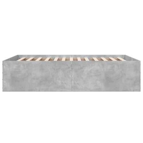 Okvir kreveta boja betona 140x190 cm od konstruiranog drva - Beton siva 140 x 190 cm 45 cm Cijena
