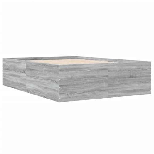 Okvir kreveta siva boja hrasta 135 x 190 cm konstruirano drvo - Sivi hrast sonoma 135 x 190 cm 45 cm Cijena