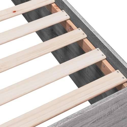 Okvir kreveta siva boja hrasta 135 x 190 cm konstruirano drvo - Sivi hrast sonoma 135 x 190 cm 45 cm Cijena