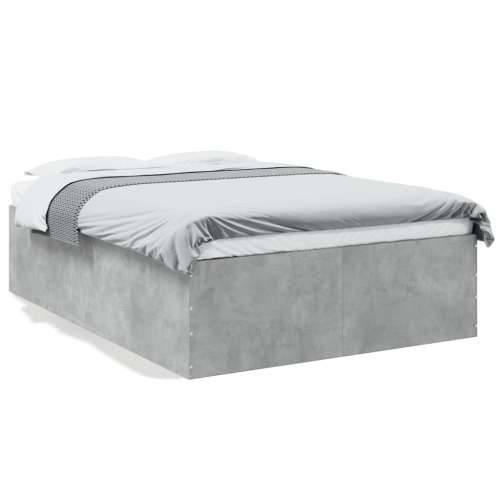Okvir kreveta boja betona 120x190 cm od konstruiranog drva - Beton siva 120 x 190 cm 45 cm Cijena