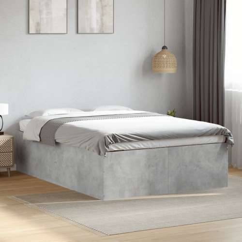 Okvir kreveta boja betona 120x190 cm od konstruiranog drva - Beton siva 120 x 190 cm 45 cm Cijena
