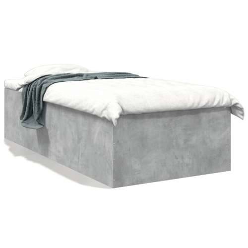 Okvir kreveta boja betona 90 x 190 cm od konstruiranog drva - Beton siva 90 x 190 cm 45 cm Cijena