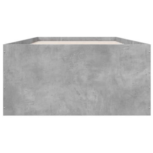 Okvir kreveta boja betona 90 x 190 cm od konstruiranog drva - Beton siva 90 x 190 cm 45 cm Cijena