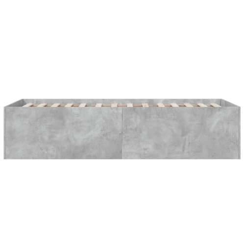 Okvir kreveta boja betona 90 x 190 cm od konstruiranog drva - Beton siva 90 x 190 cm 45 cm Cijena