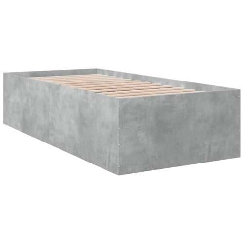 Okvir kreveta boja betona 90 x 190 cm od konstruiranog drva - Beton siva 90 x 190 cm 45 cm Cijena