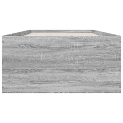 Okvir za krevet boja hrasta 90x190 cm od konstruiranog drva - Sivi hrast sonoma 90 x 190 cm 45 cm Cijena