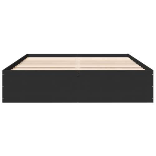 Okvir za krevet crni 160x200 cm konstruirano drvo - Crna 160 x 200 cm 35 cm Cijena