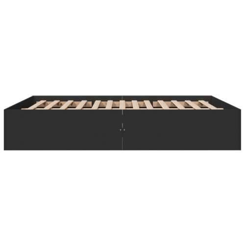 Okvir za krevet crni 160x200 cm konstruirano drvo - Crna 160 x 200 cm 35 cm Cijena