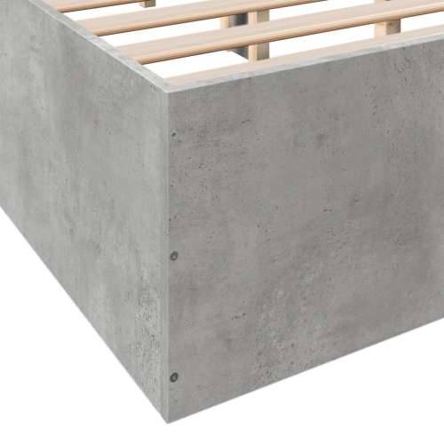 Okvir kreveta siva boja betona 160x200 cm od konstruiranog drva - Beton siva 160 x 200 cm 35 cm Cijena