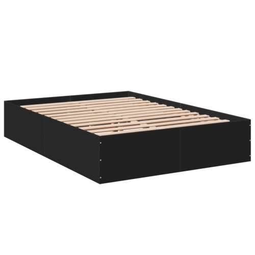 Okvir kreveta crni 120 x 200 cm od konstruiranog drva - Crna 120 x 200 cm 35 cm Cijena