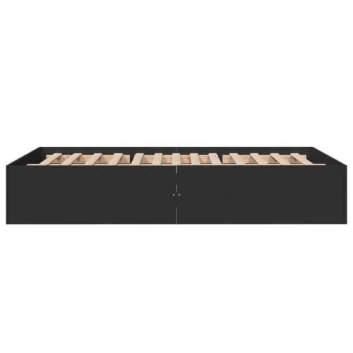 Okvir kreveta crni 120 x 200 cm od konstruiranog drva - Crna 120 x 200 cm 35 cm Cijena