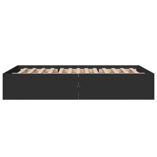 Okvir za krevet crni 140x190 cm konstruirano drvo - Crna 140 x 190 cm 35 cm Cijena